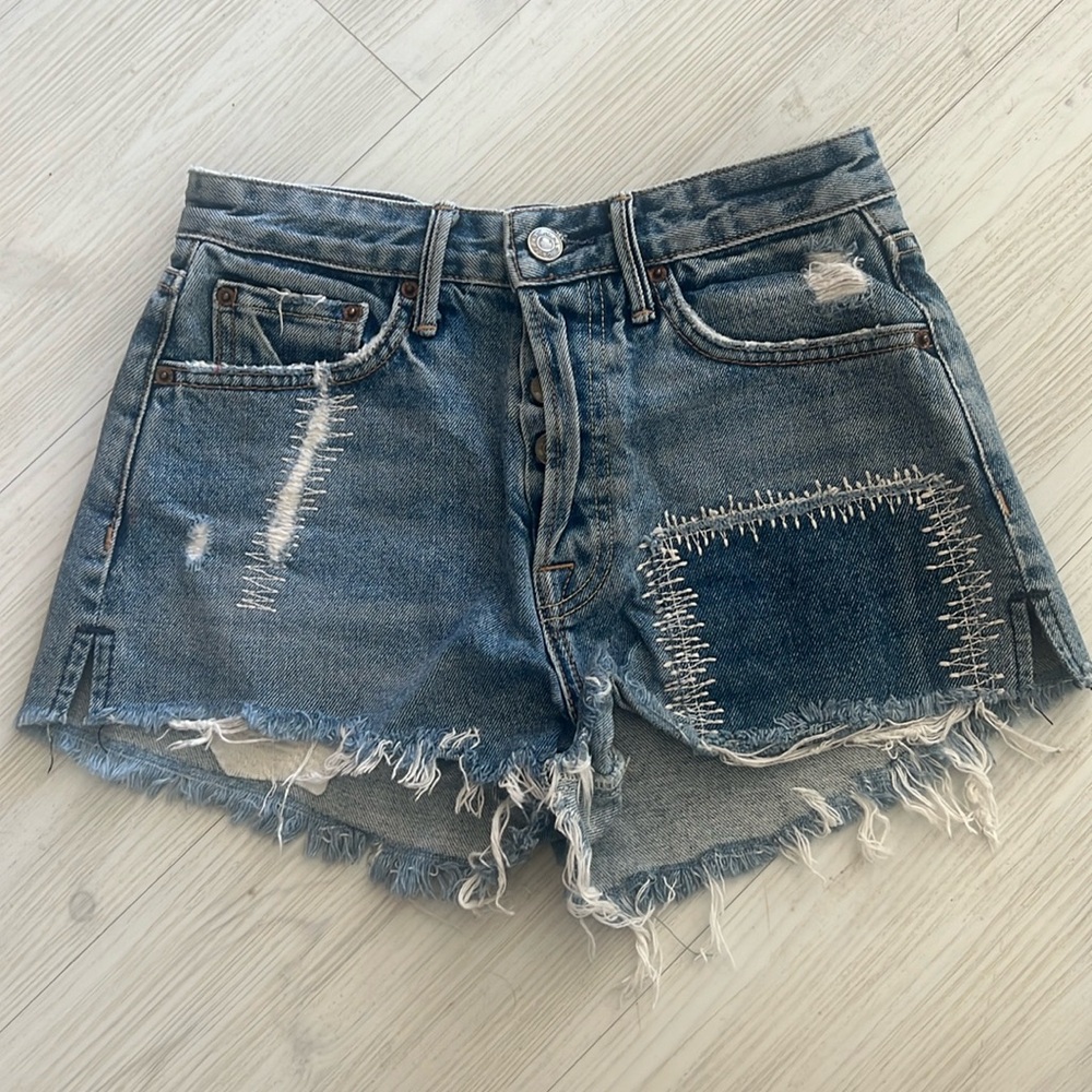 GRLFRND denim shorts